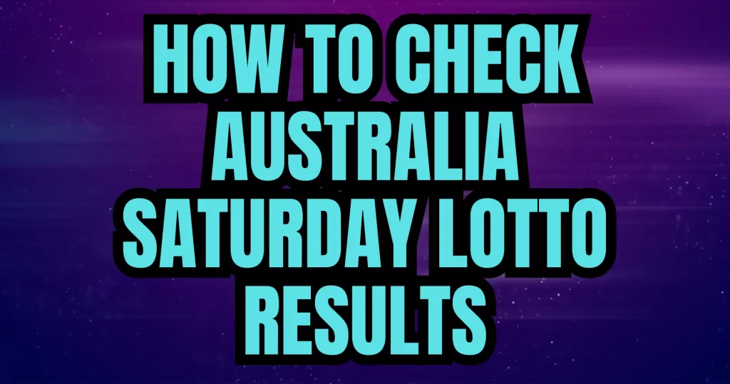 Australia Saturday Lotto